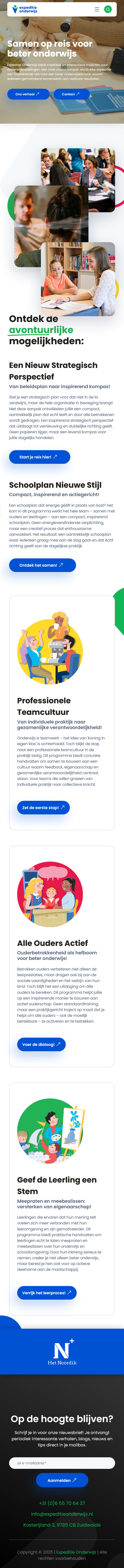 Expeditie Onderwijs | Website